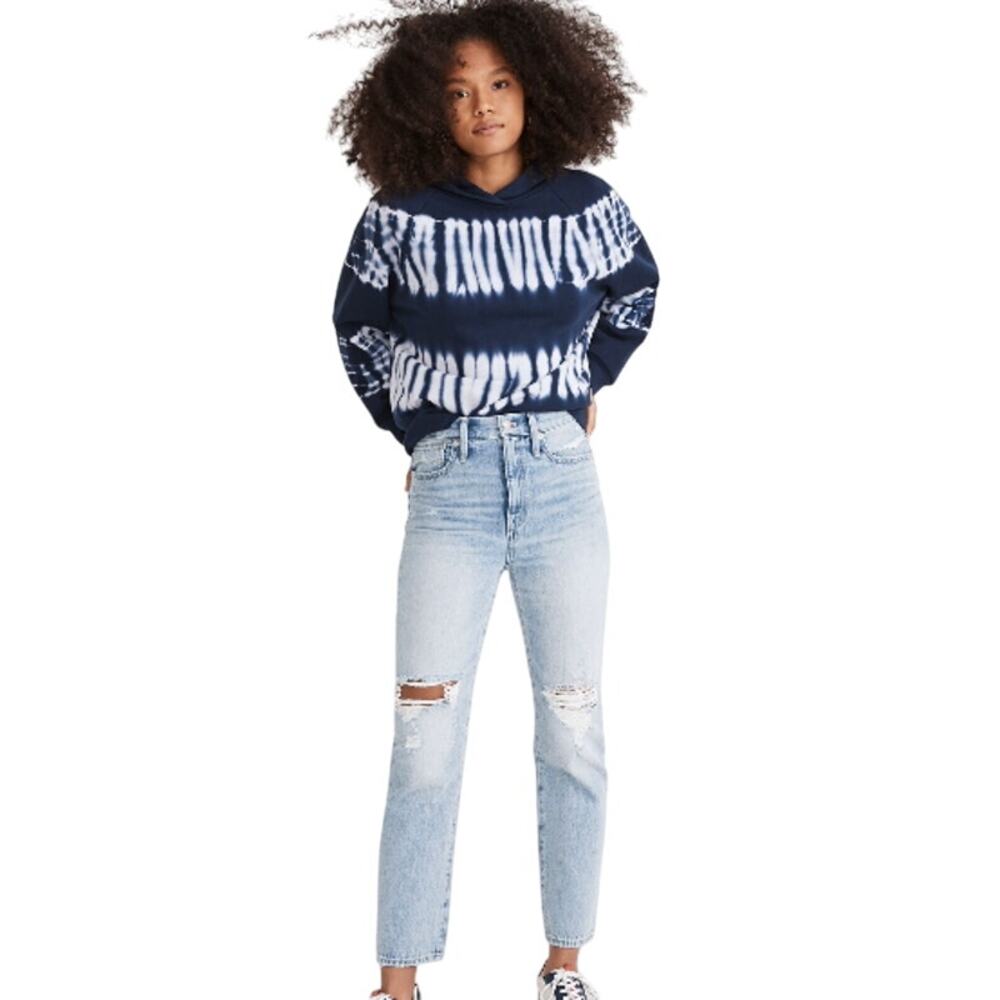 Madewell The Perfect Vintage Jean in Calabria Wash: Ripped Edition - 29
